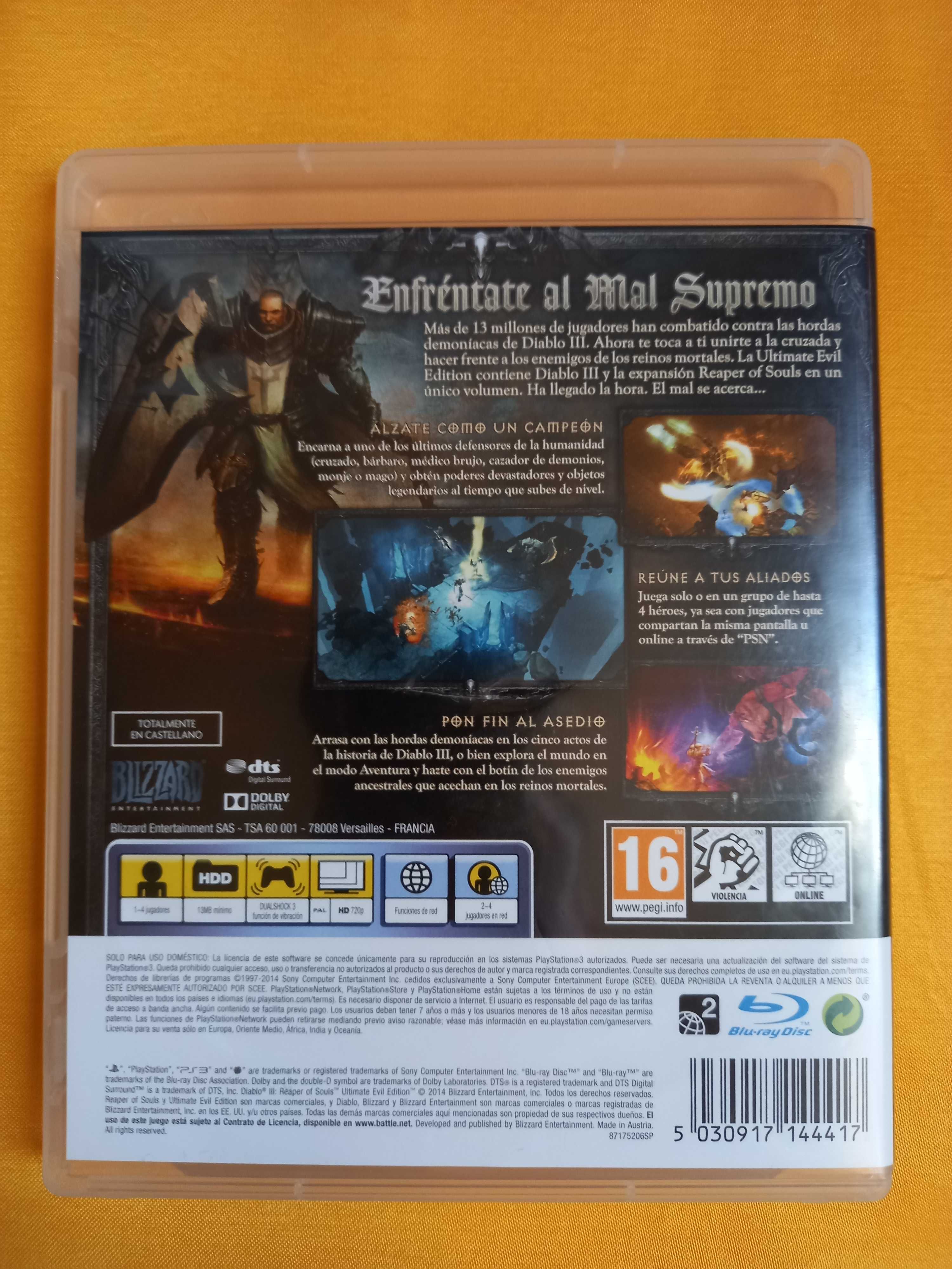 Gra Diablo III / 3 Ultimate Evil Edition PS3 PAL