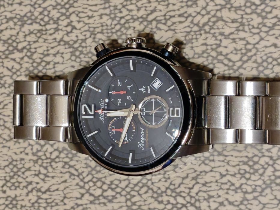 Продам мужские наручные часы ATLANTIC SEASPORT CHRONOGRAPH