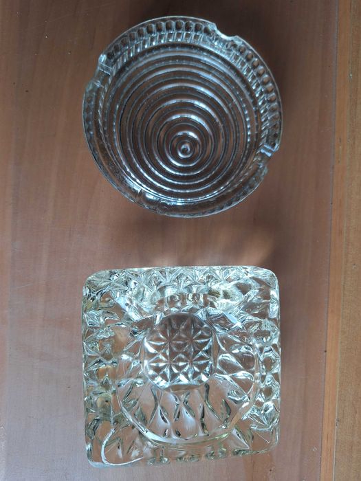 szklane popielnice prl popielniczka prl