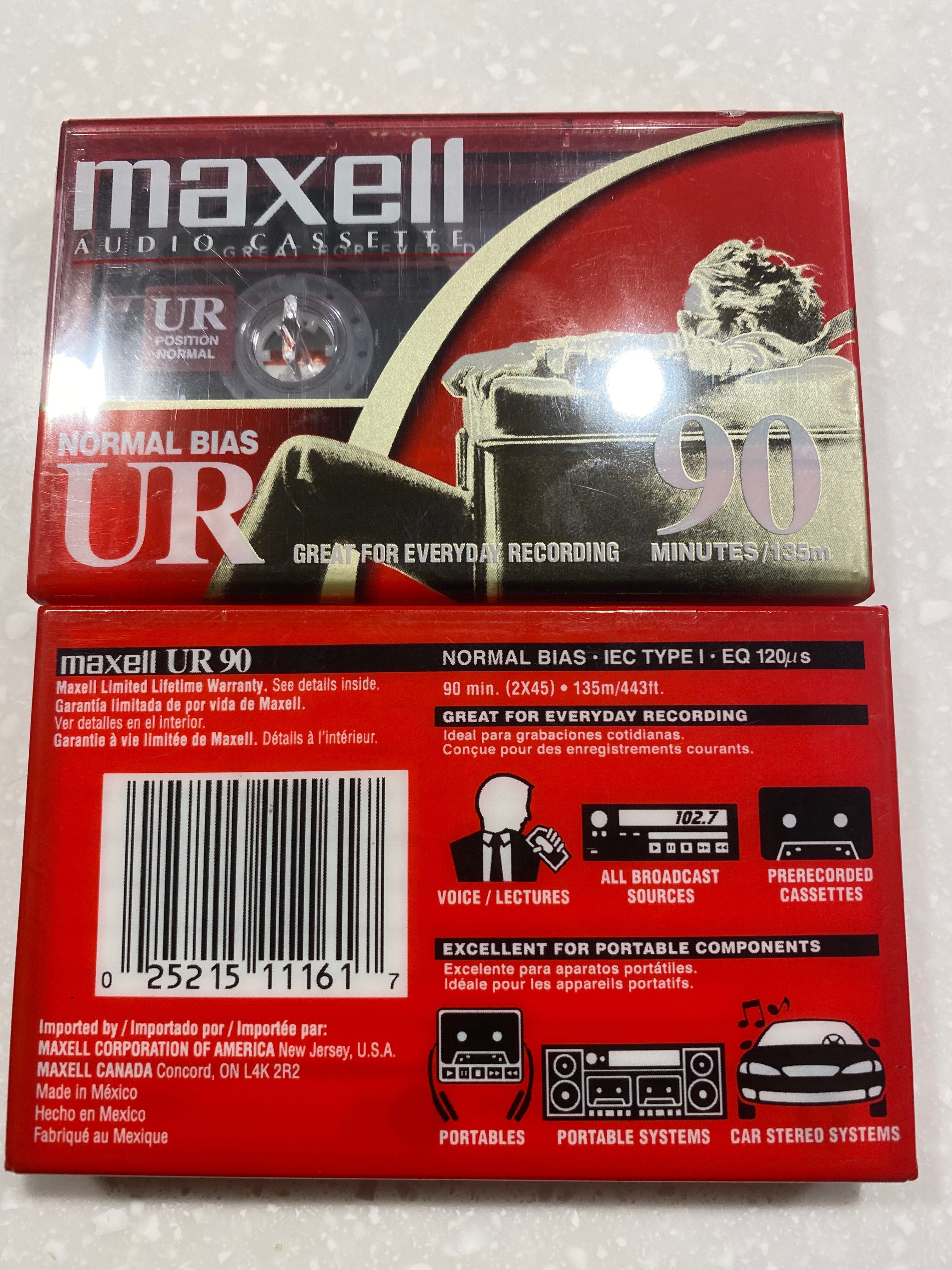 Аудиокассеты TDK, Maxell и Sony