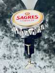 Abre cápsulas Sagres e tabuleiro W. Lawson’s