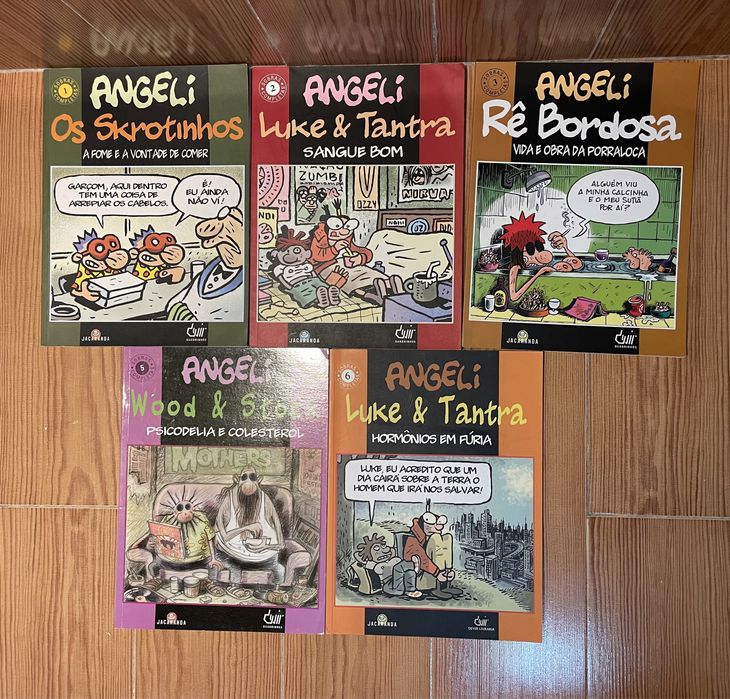 Livros banda desenhada Angeli