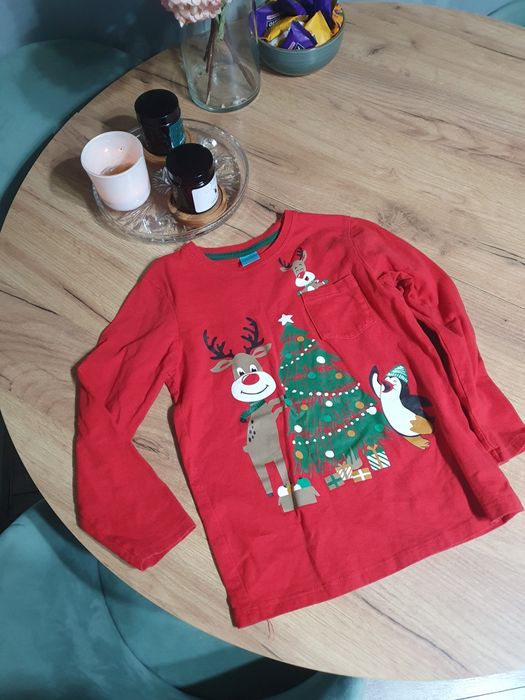 Bluzka Świąteczna 128