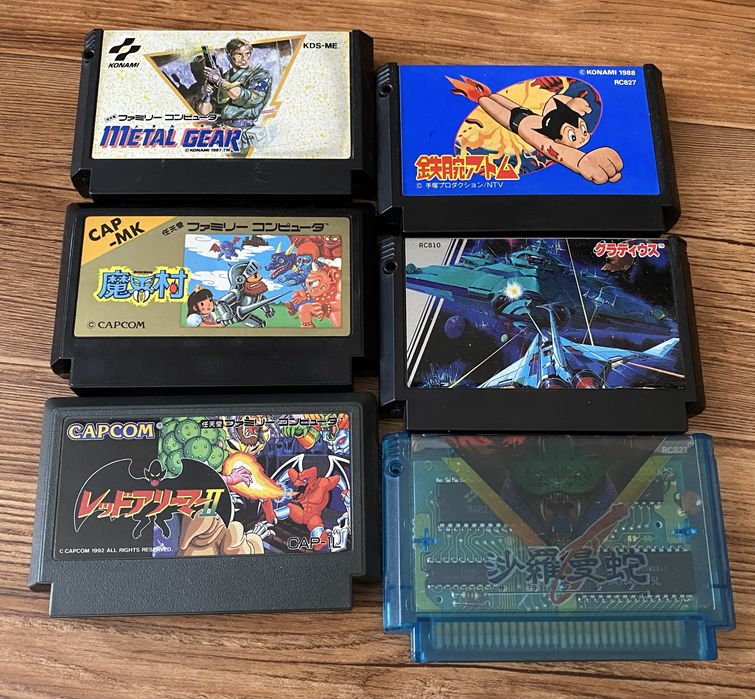 Nintendo Famicom: Duck Tales, Rockman, Kirby, Contra, Castlevania