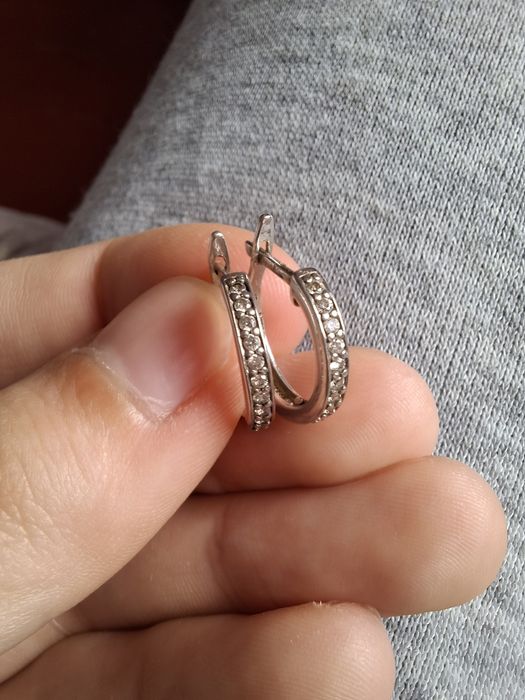 срібні сережки 925 проби