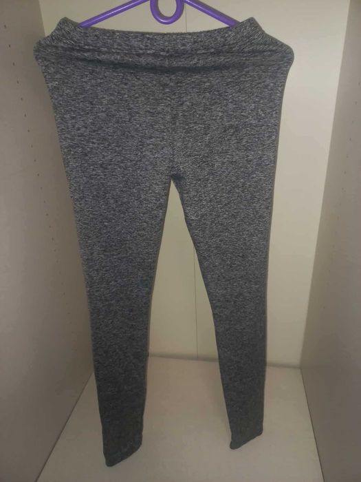 Szare legginsy Bas Bleu rozmiar L