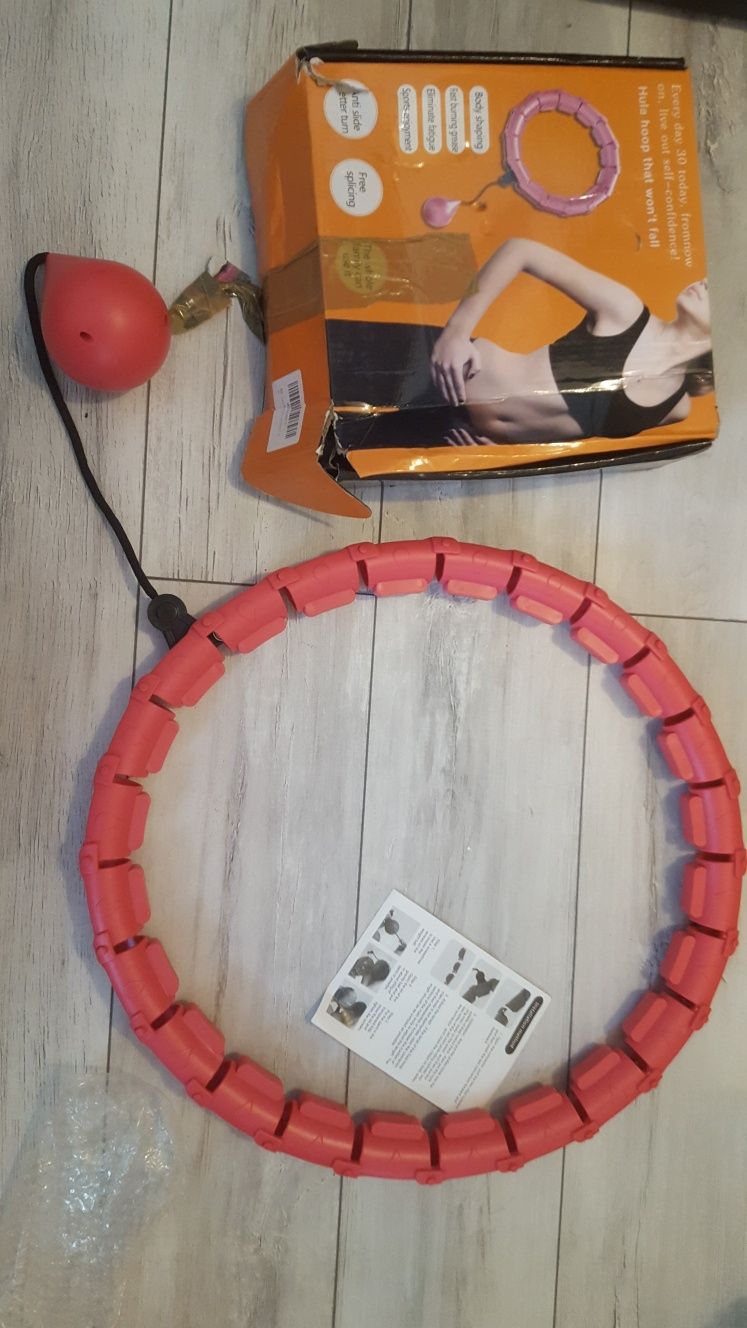 Smart kolo hula hoop z obciaznikiem fitness nowe