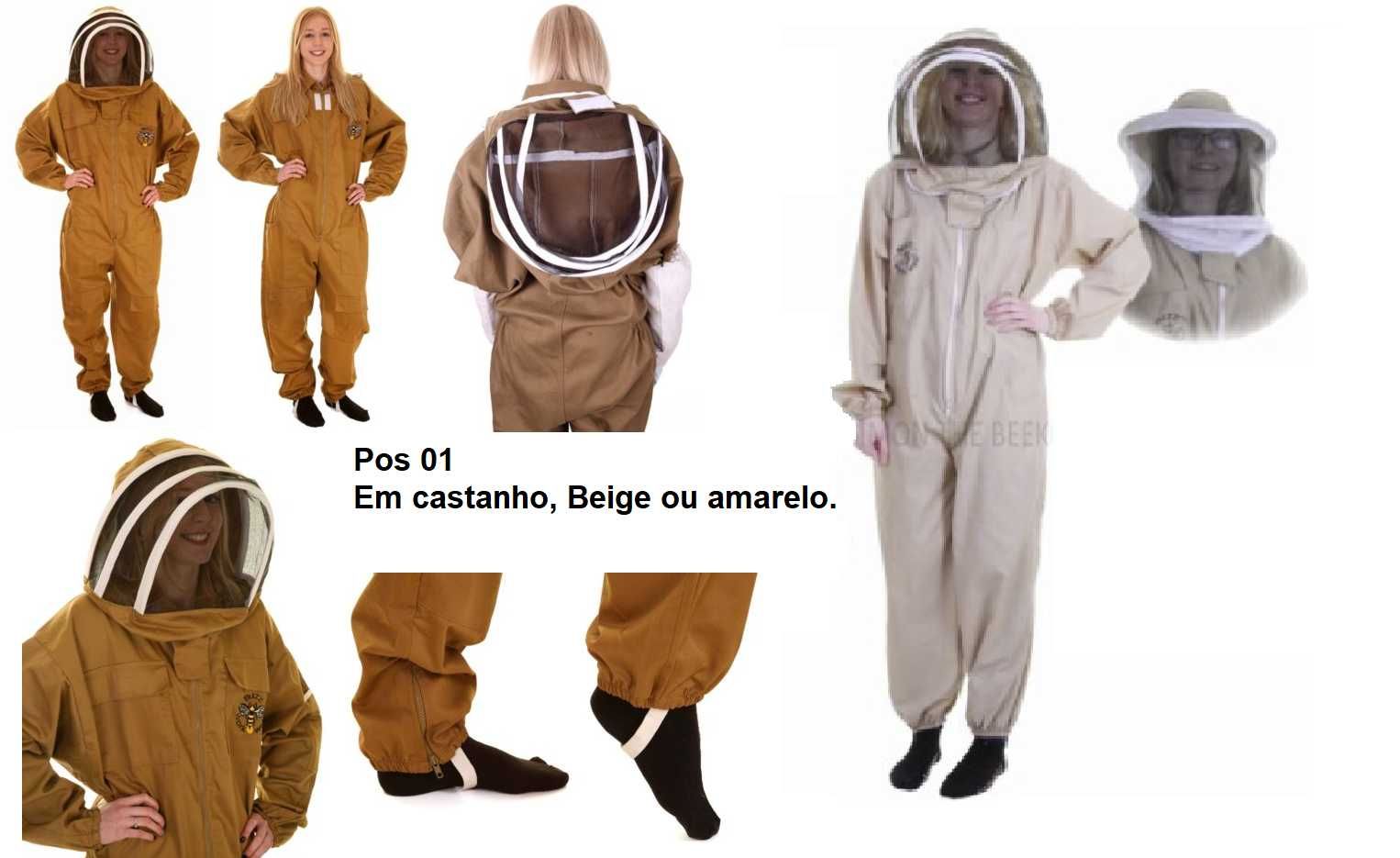 Fatos, Casacos, Chapéus, luvas, apicultor extra grande tamanho até 8XL