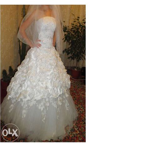 свадебное плаття