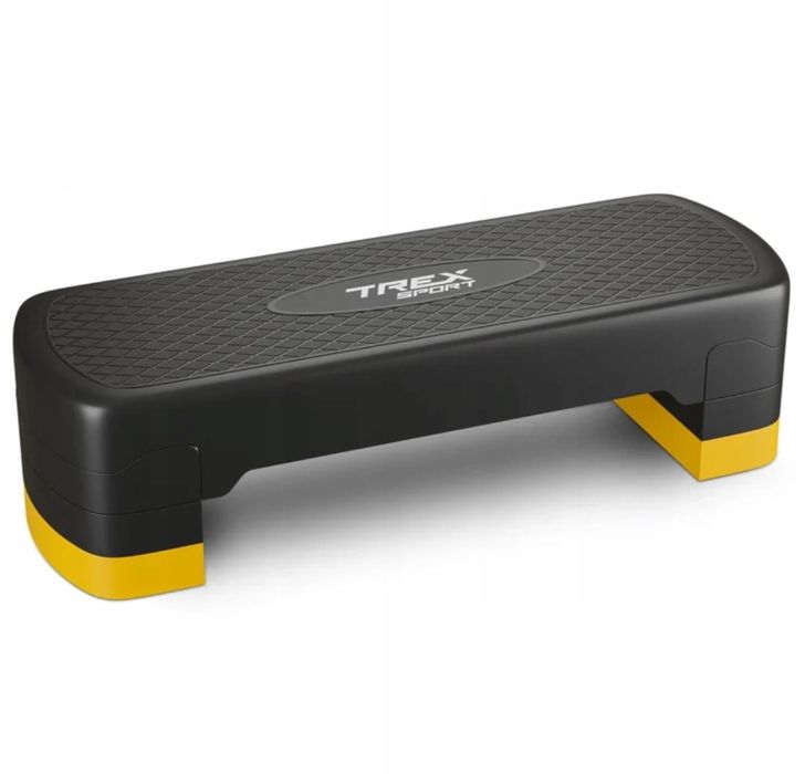 Степ платформа для фітнесу та аеробіки 3-кроковий модульний Trex Sport
