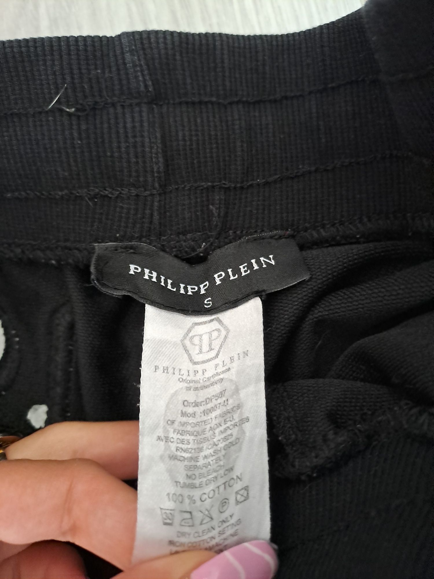 Czarne spodnie dresowe Philipp Plein