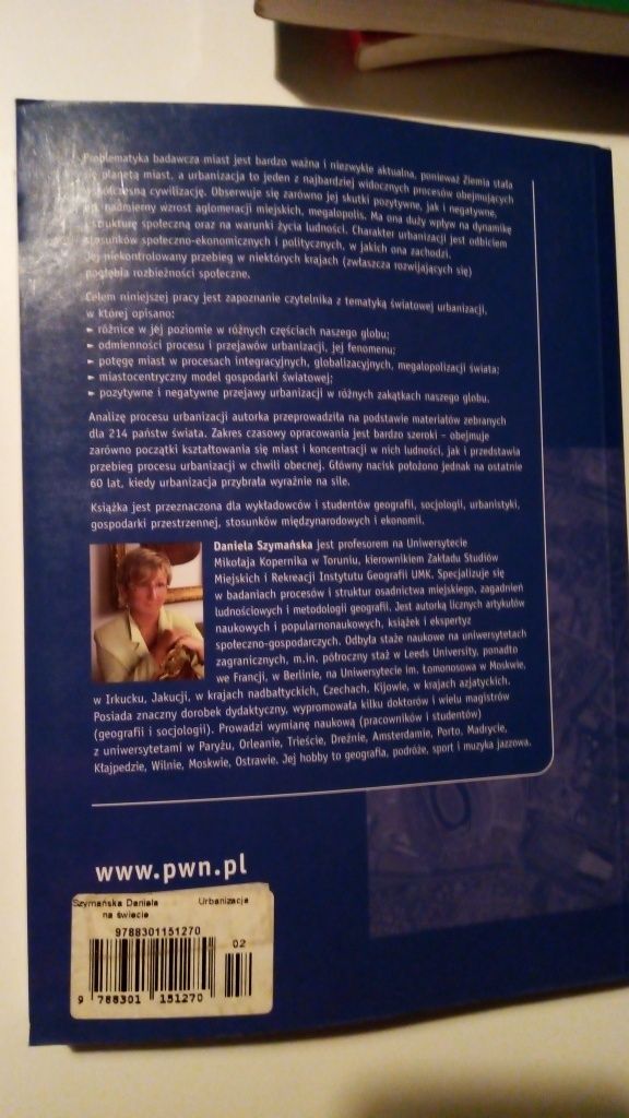 Urbanizacja na świecie Daniela Szymańska PWN