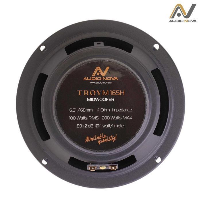 Автоакустика Audio Nova Troy M165H/L мідбаси 16,8см (6,5")