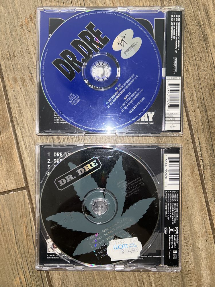 Dr. Dre 2 płyty CD maxi single oryginalne stan bdb cena za komplet