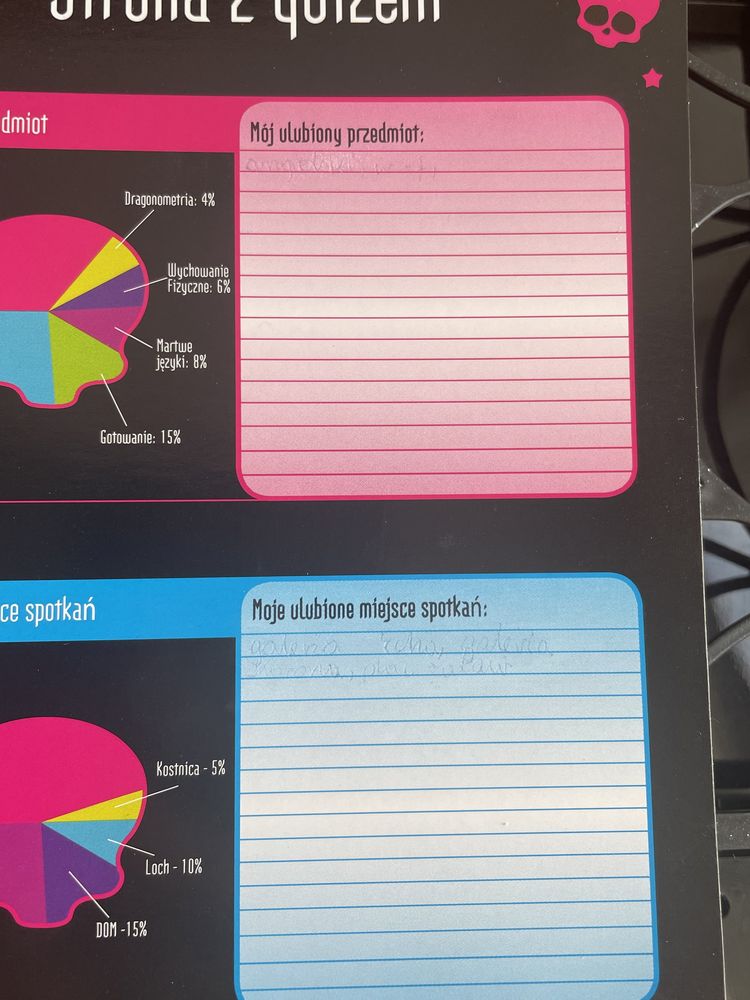Pamiętnik Monster High na kluczyk i baterie
