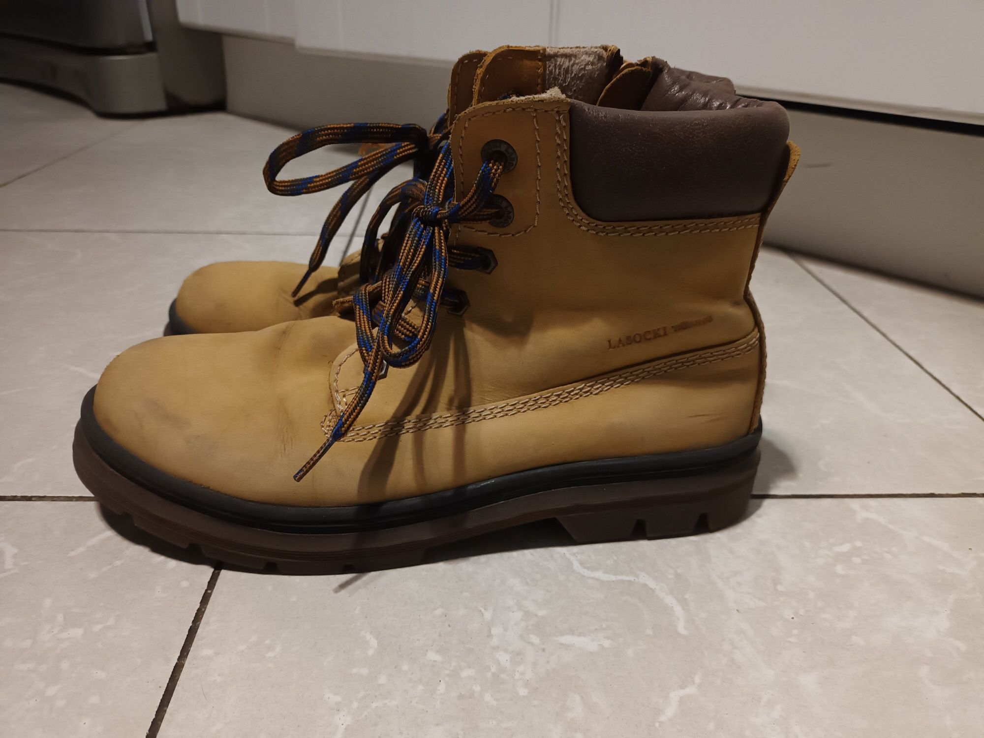 Buty zimowe dlachłopca trapery Lasocki
