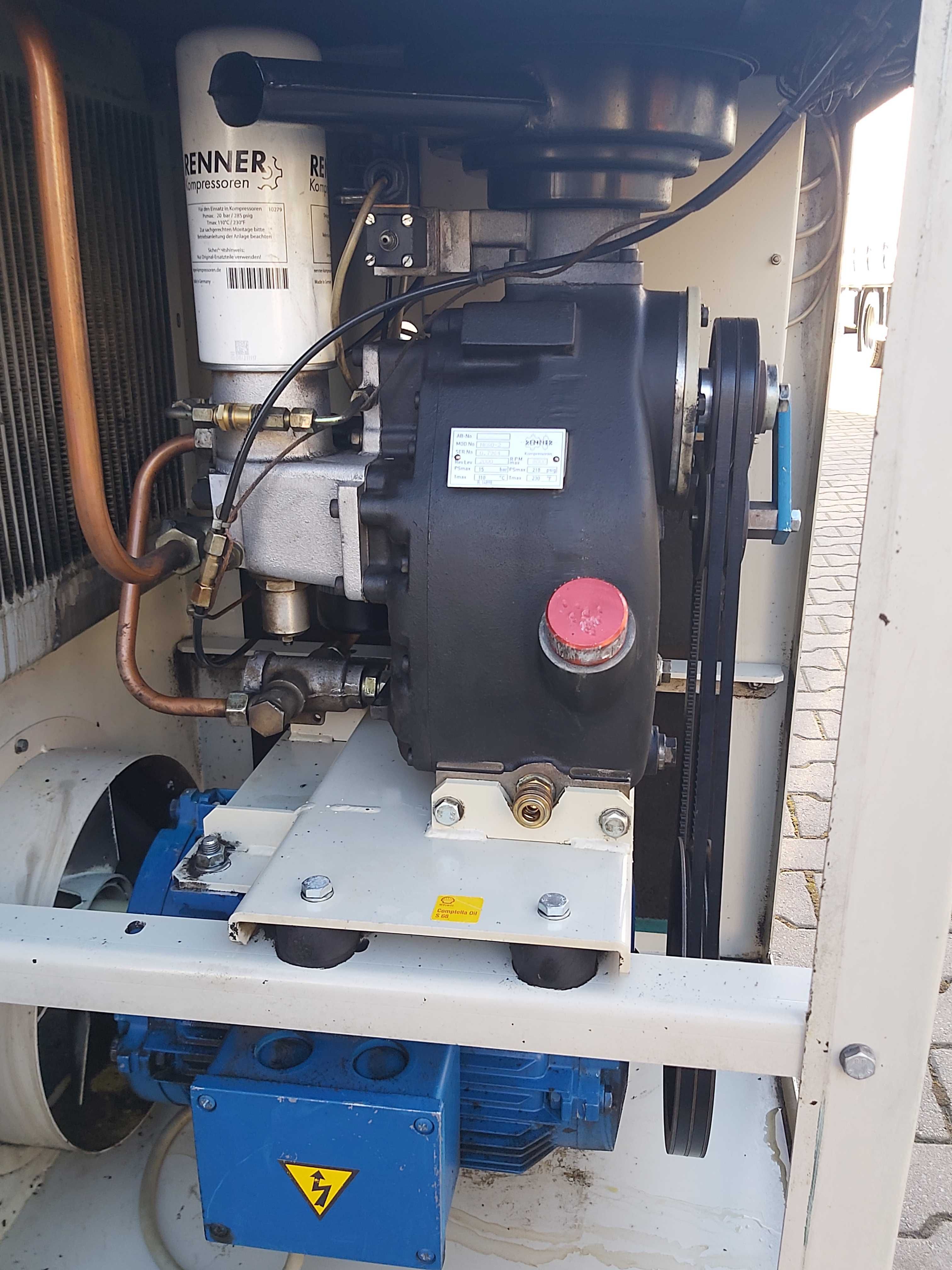 Sprężarka Śrubowa Kompresor RENNER 15 kw