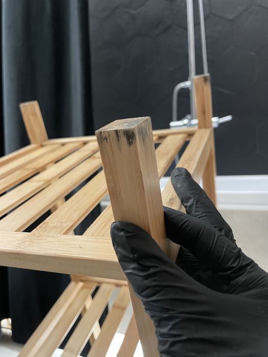 Bambusowa szafka łazienkowa stolik pomocniczy salon ikea