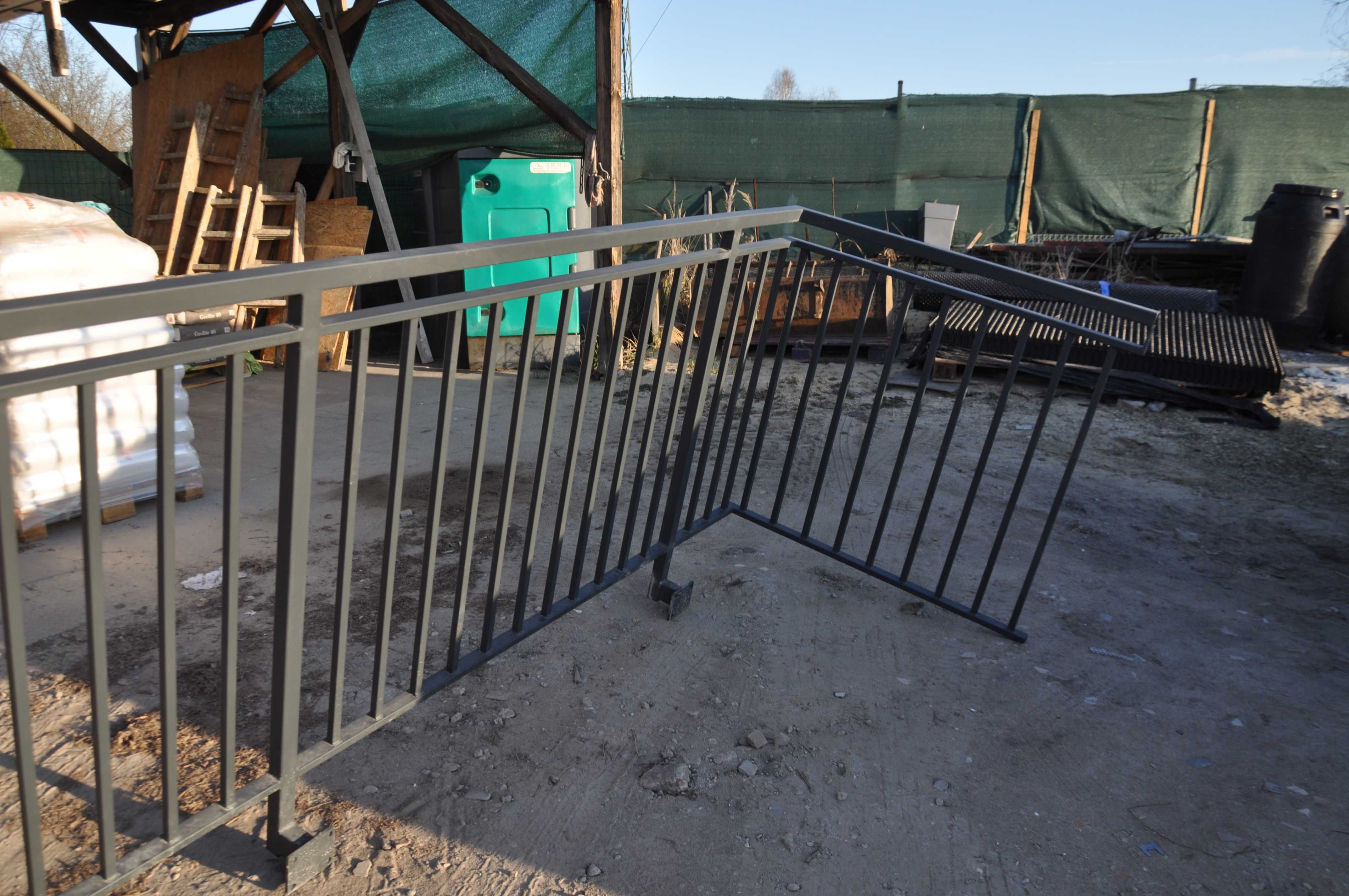 Sprzedam balustrady, ocynk malowane proszkowo, nowe