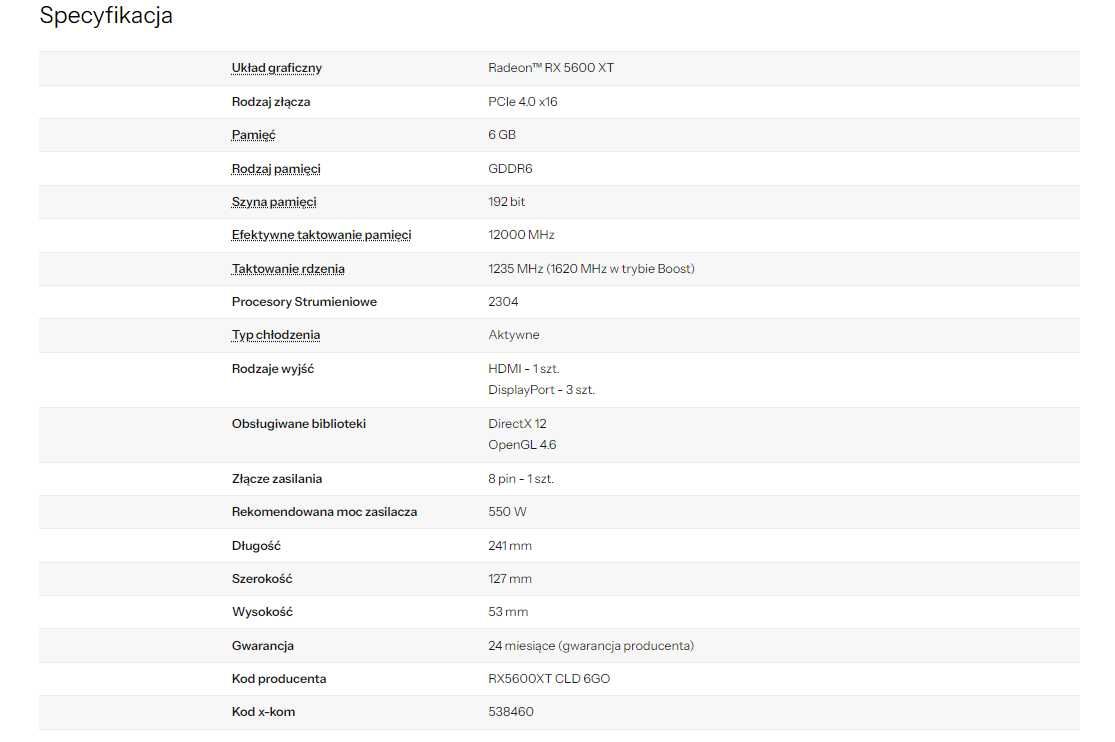 ASRock Radeon RX 5600 XT Challenger D OC 6GB GDDR6