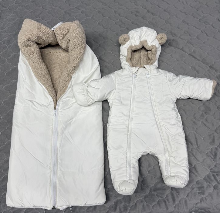 Конверт і комбінезон на холодну виписку.Комбінезон зима , конверт