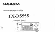 Instrukcja PL do ONKYO TX-DS555 i pilota RC-374M