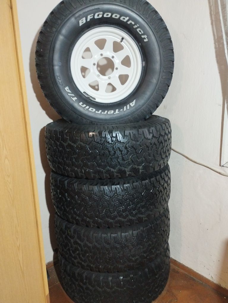 Колеса 33х12.50 r15 bf Goodrich 6 139.7