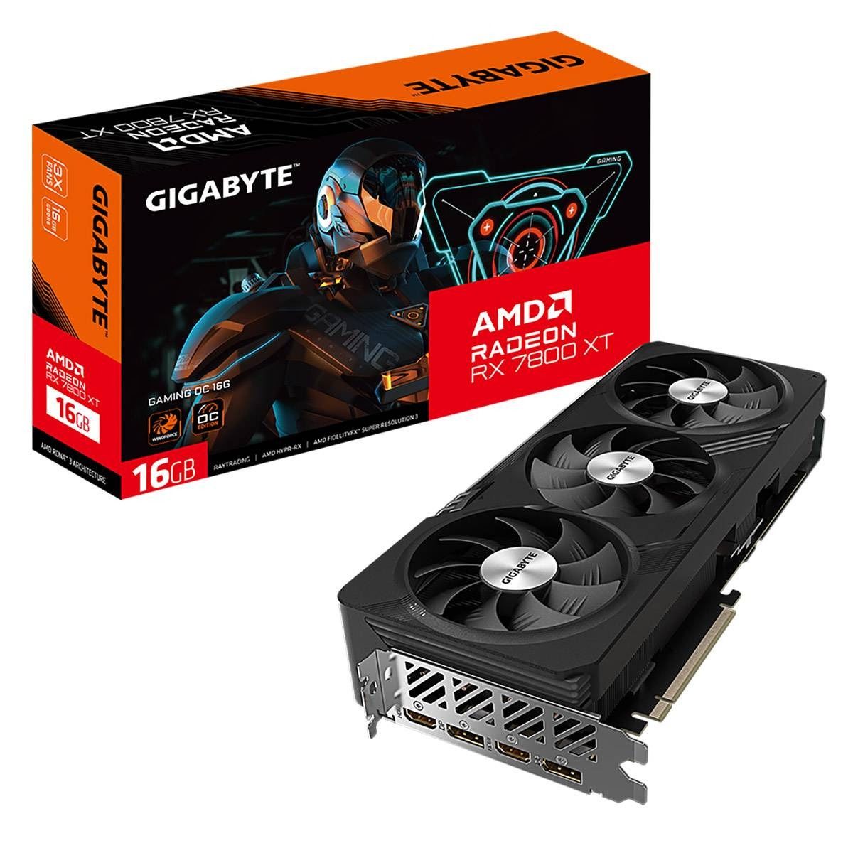 Placa gráfica AMD Radeon RX 7800 XT GAMING OC 16GB GDDR6,