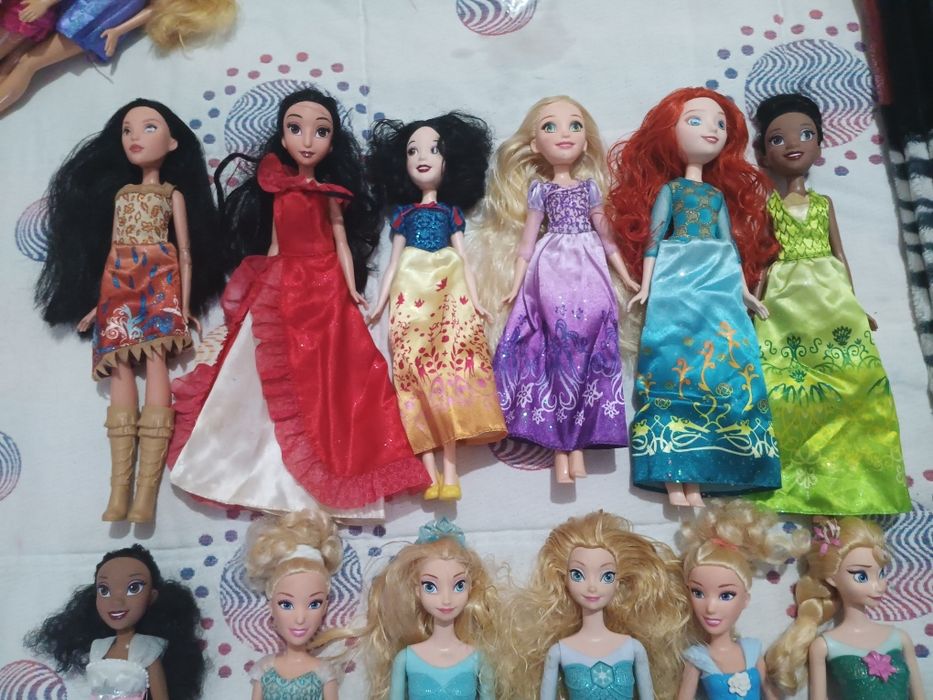 12 bonecas princesas