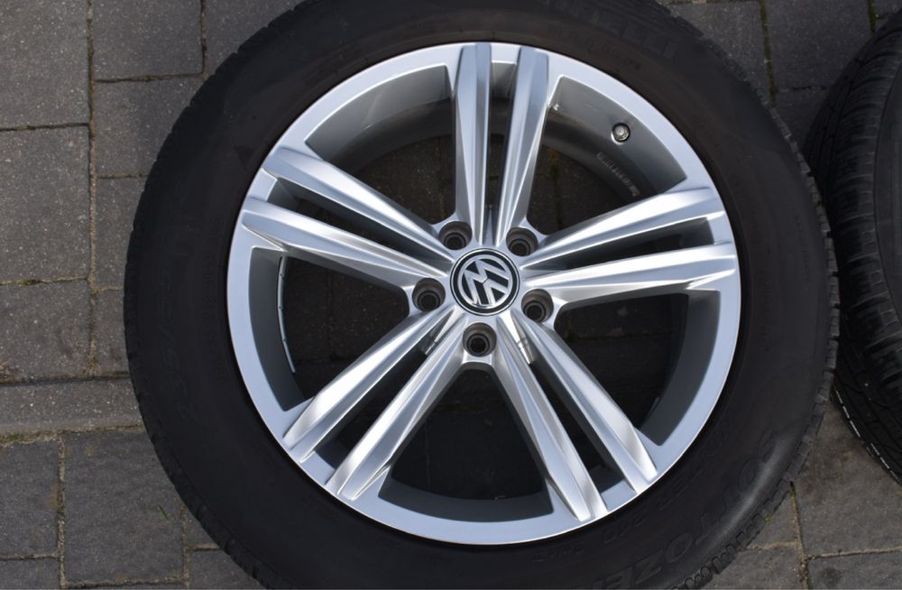 Komplet kól felgi VW Tiguan R-Line 18 Opony Zima