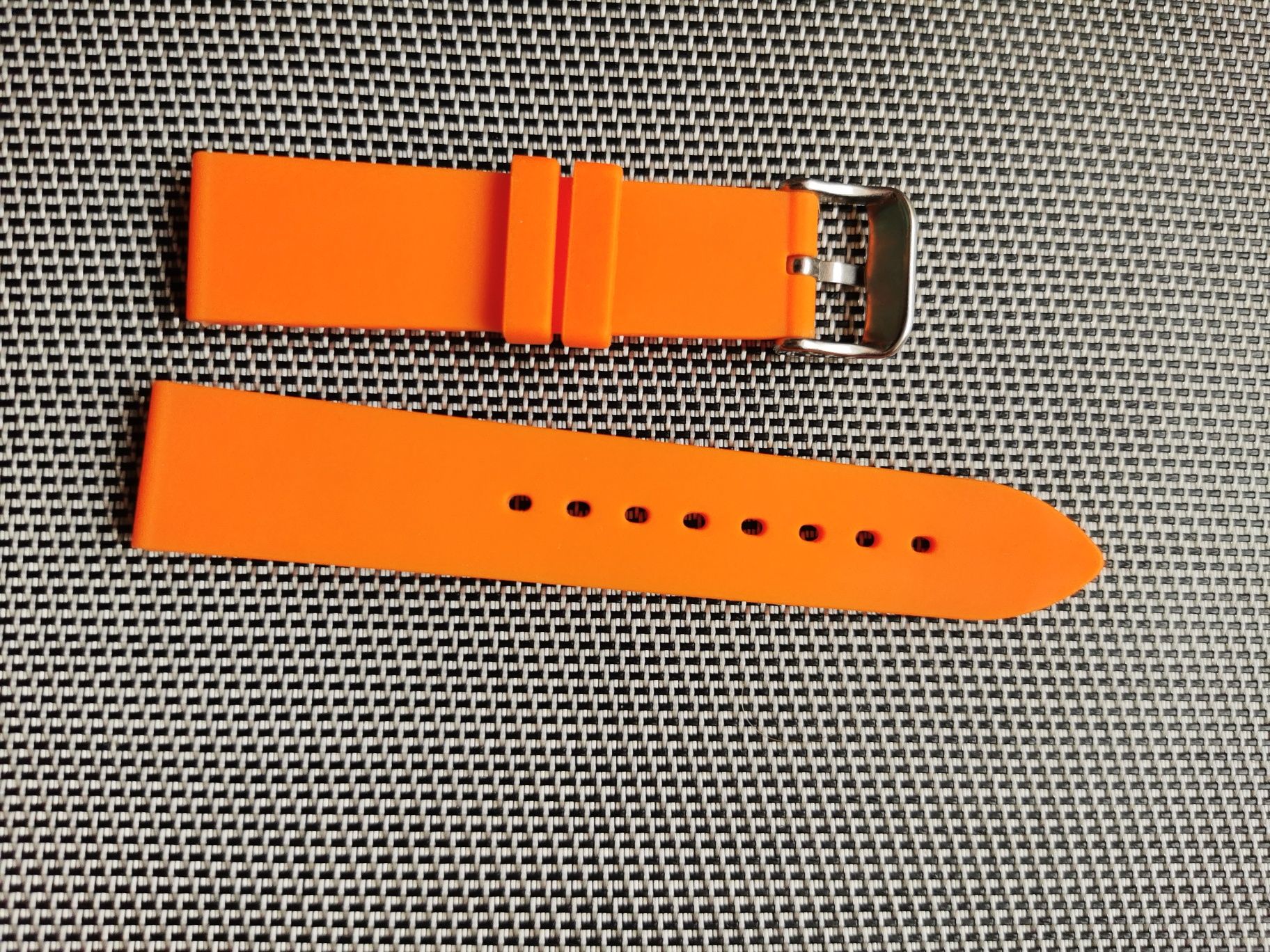 Pasek do zegarka 20mm Pomarańczowy Orange