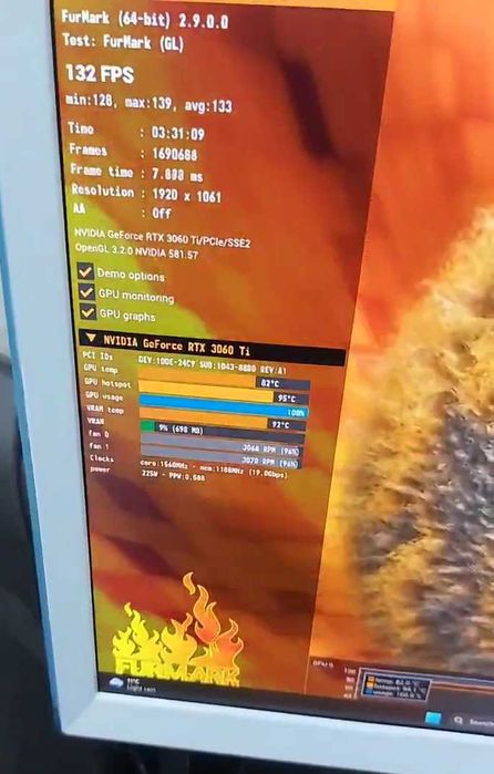 біла rtx 3060 ti