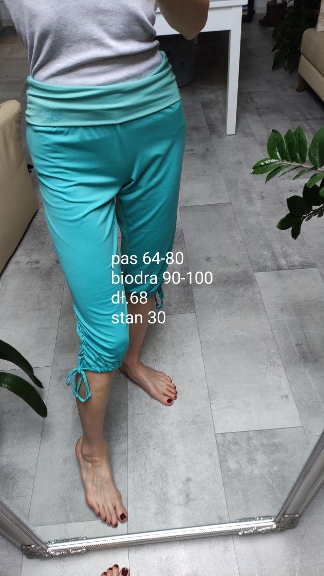 Elastyczne spodnie legginsy xs