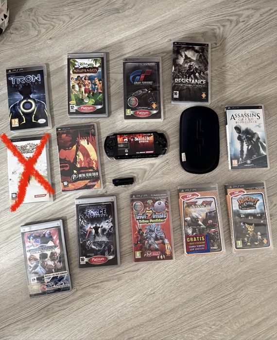 Psp slim 3000 em excelente estado