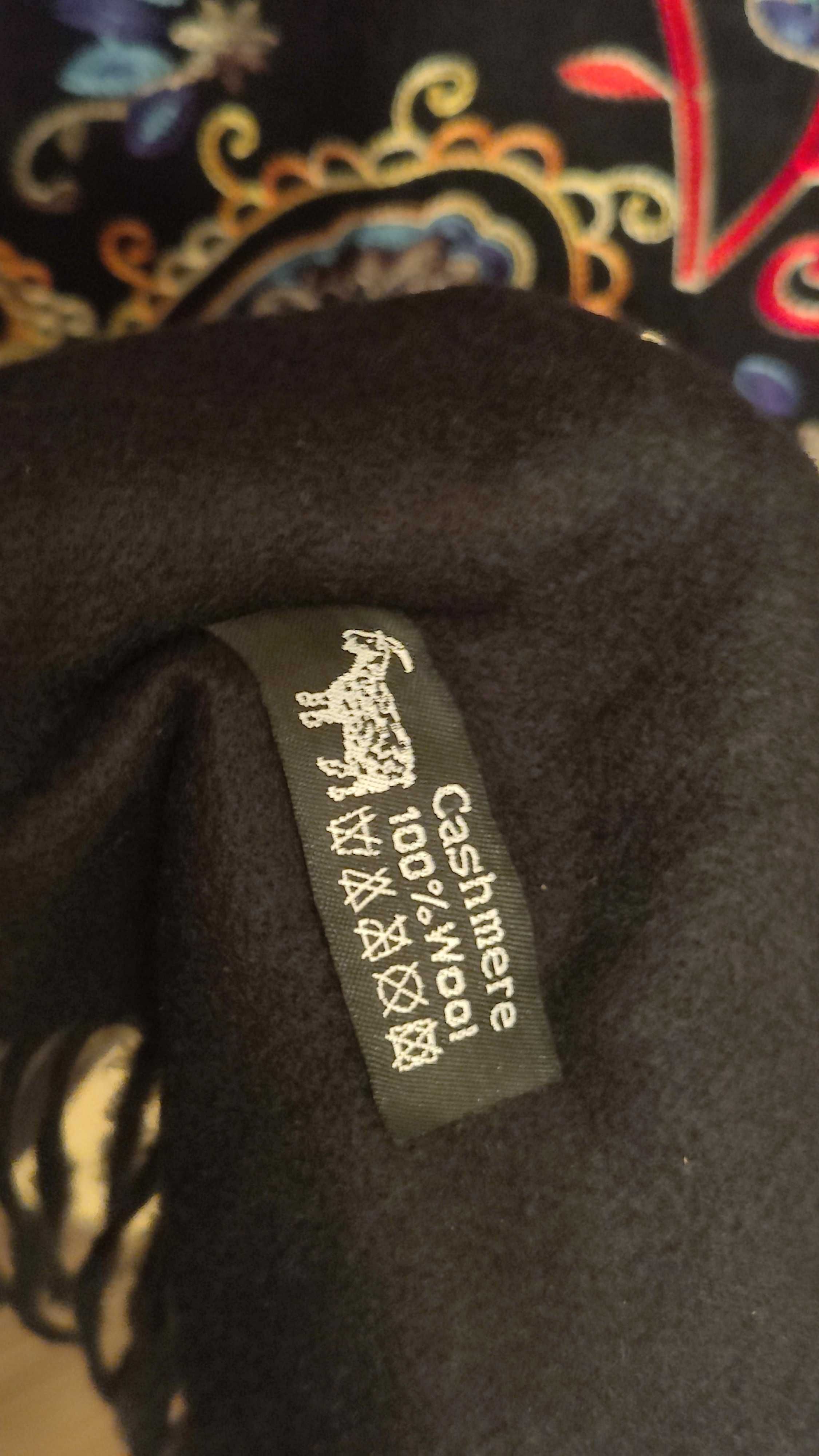 Новая Огромная Кашемировая люкс Шаль 100% Lamb Wool Палантин 195х75см