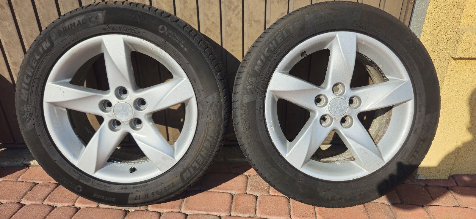 Oryginalne felgi 4 szt. Mitsubishi Eclipse 4g + opony Michelin Primacy