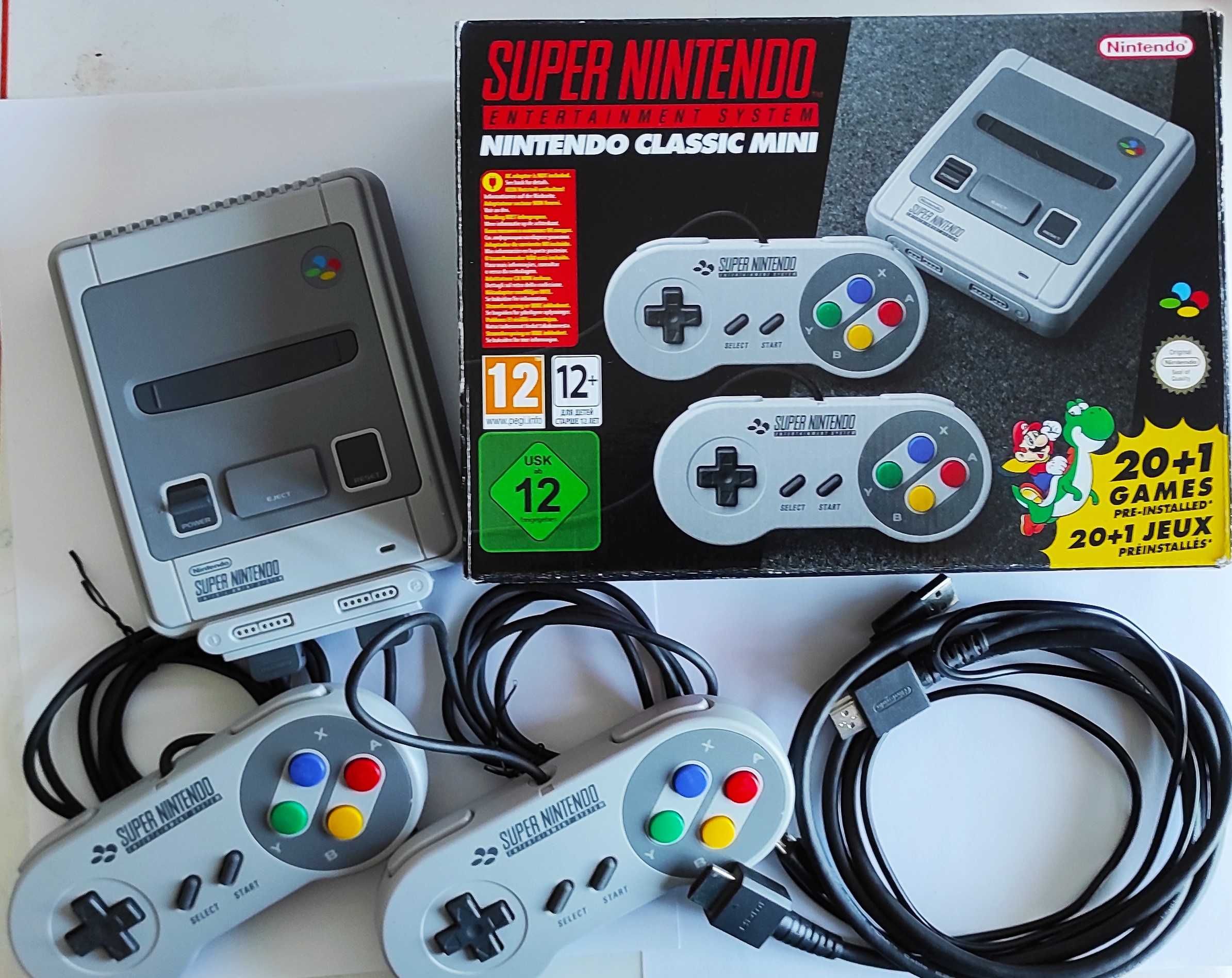 Super Nintendo Nintendo Classic Mini - Desbloqueada -Colecção completa