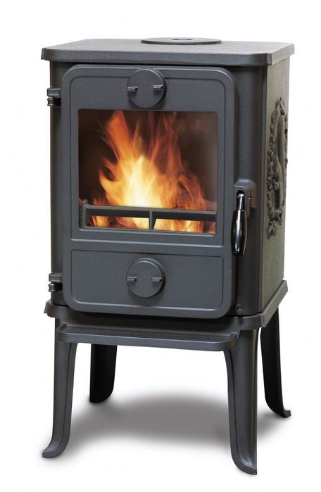 Mørso1412 піч камін на дрова топка буржуйка чугунна чавун опалення 5кв