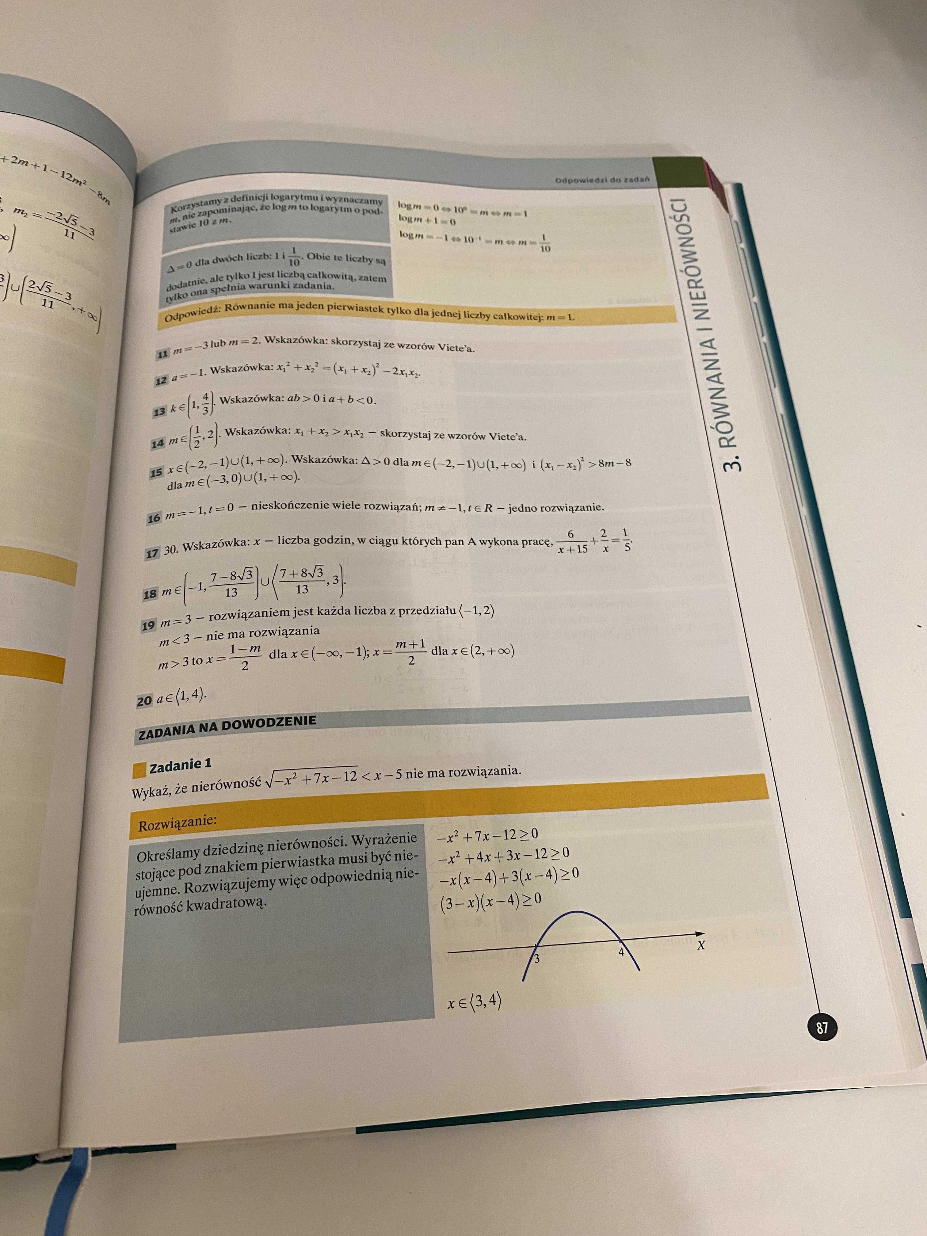 Operon, vademecum, matematyka, poziom rozszerzony NOWA