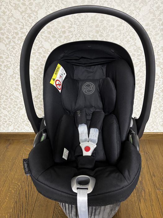 Автокрісло Cybex Cloud T i-size Sepia black чорний з базою Cybex T