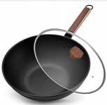 Wok 33cm z pokrywką