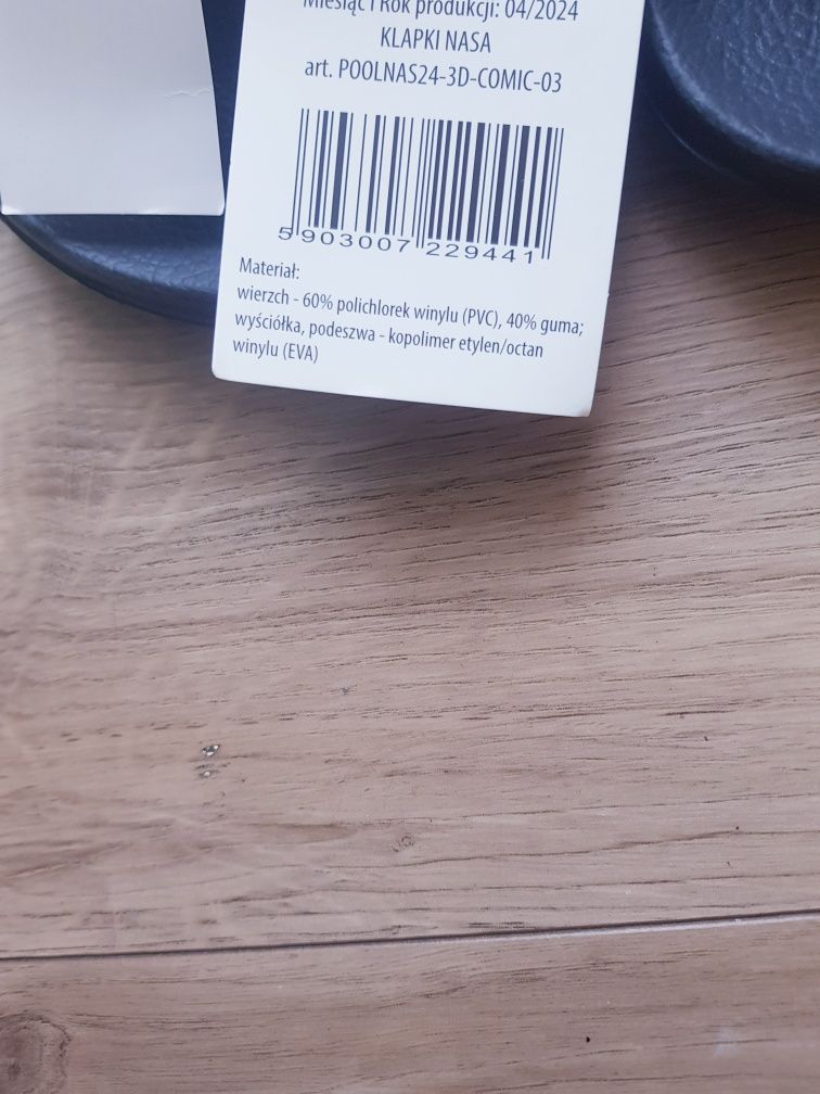Nowe klapki meskie marki Nasa rozmiar 43.