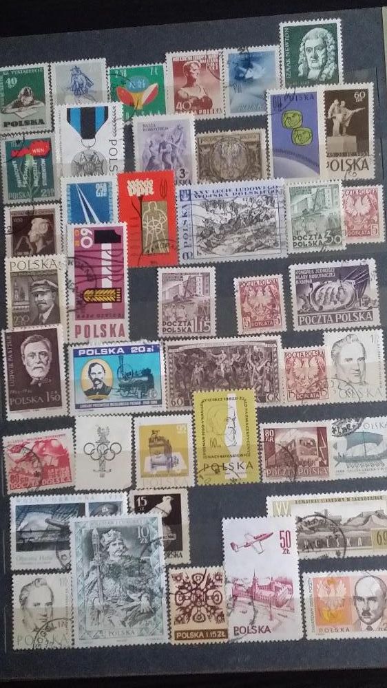 Znaczki pocztowe Polska Cuba Korea CCCP Niemcy Czechosłowacja ZSRR
