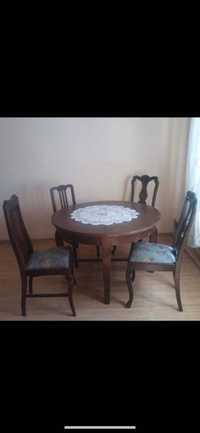 zestaw stół i 6 krzeseł