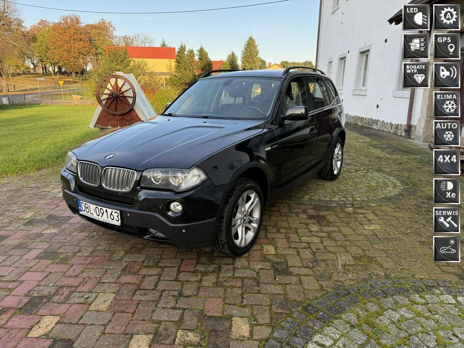 BMW X3 3.0d M57 218KM z Niemiec xDrive Navi PDC Panorama Bezwypadkowy