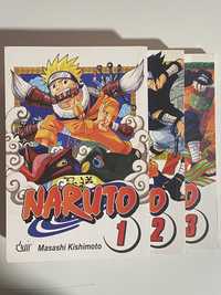 NARUTO - Mangas Volumes 1; 2; 3