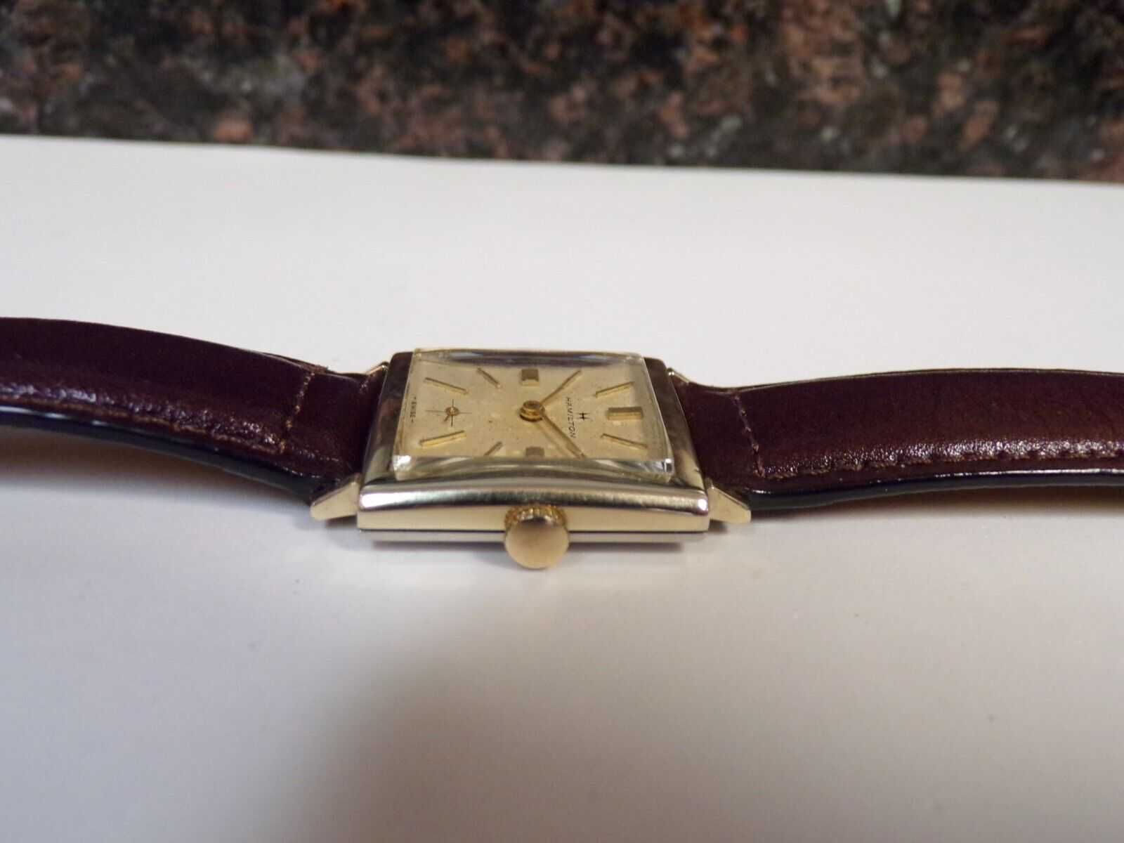 Szwajcarski zegarek Hamilton vintage kostka
