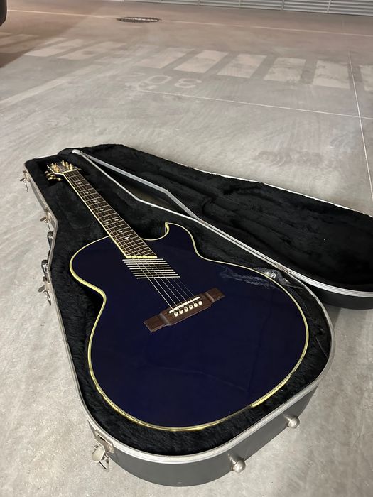 Washburn EA36 Robert Plant transparent blue