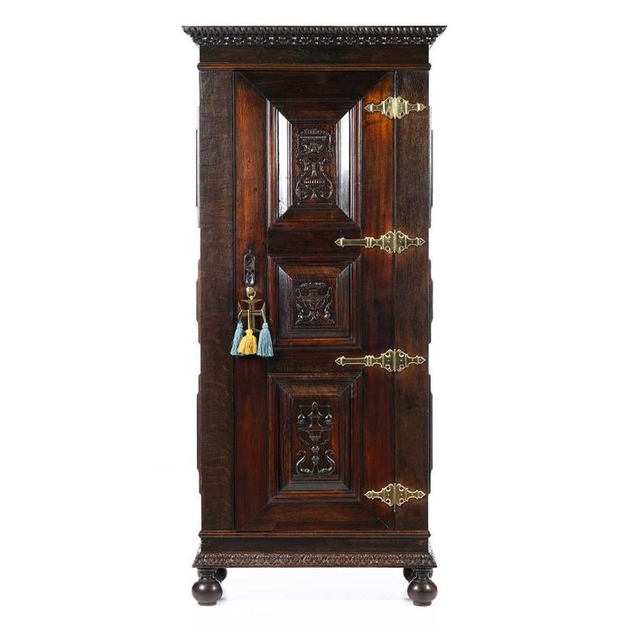 Mesa de Abas Antiga em Madeira