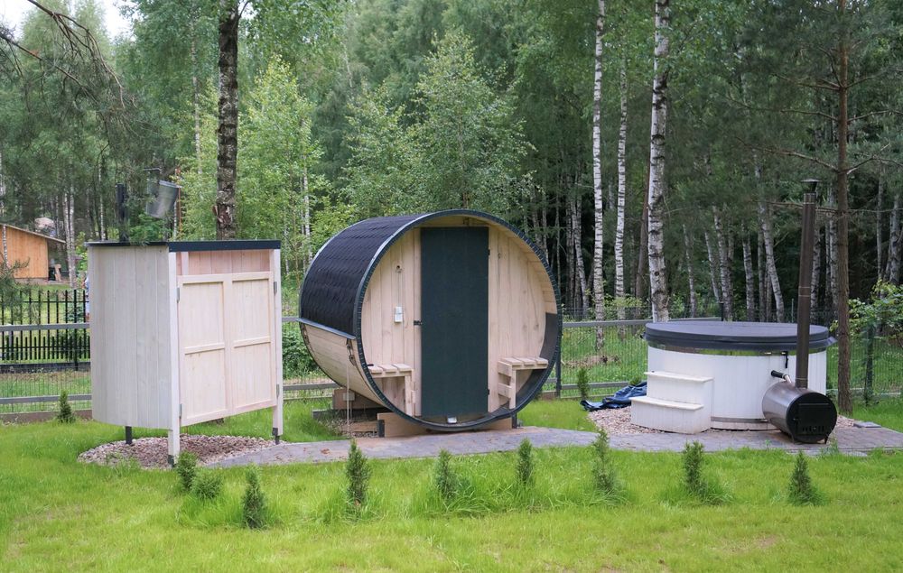 Domek na Mazurach z sauną i balią - Sosnowa Odnowa